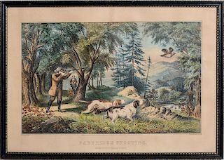 CURRIER AND IVES: PARTRIDGE SHOOTING (PETERS 108)