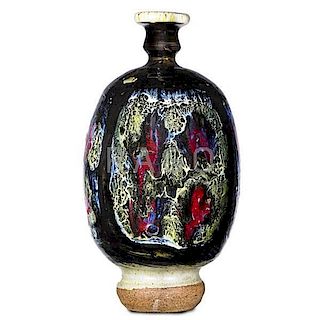 PETER VOULKOS Glazed stoneware vase