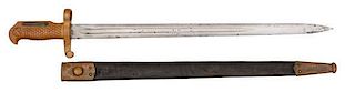 Model 1870 Brass-Handled Bayonet 