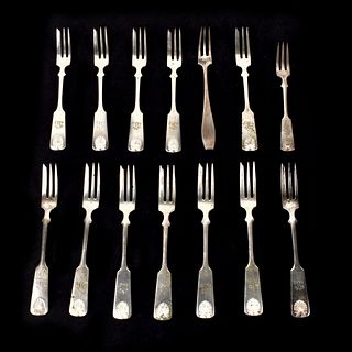 .813 Silver Seafood / Cocktail Forks