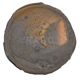 PETER VOULKOS Stoneware charger