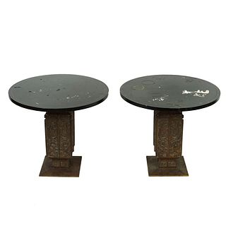 Pair of LeVerne Style Tables
