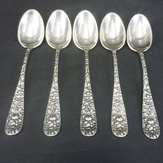 Stieff Silver Demitasse Spoons