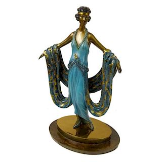 Erté, French (1892-1990) Bronze "Gala"