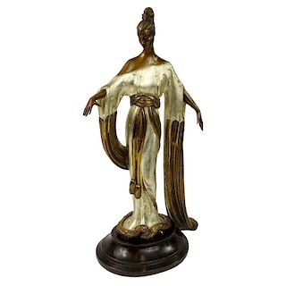Erté, French (1892-1990) Bronze "Negligee"