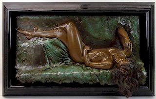 Bill Mack, American (b 1949) Bonded Bronze Sculpture, Rhapsody.