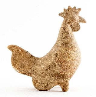 Ancient Greek Terracotta Pottery Rooster