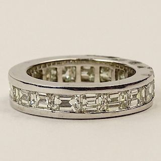 Lady's Approx. 4.50 Carat Emerald Cut Diamond Ring