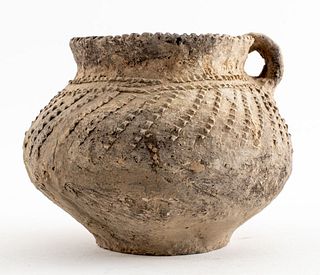 Chinese Neolithic Pottery Stem Cup