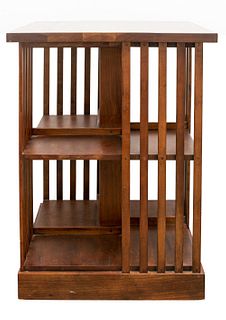 Stickley Oak Revolving Bookcase