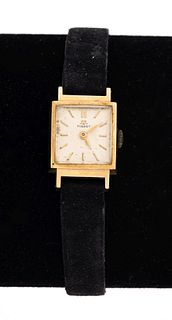 Vintage Tissot 14K Yellow Gold Ladies Wrist Watch