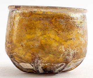 Ancient Roman Amber Glass Cup