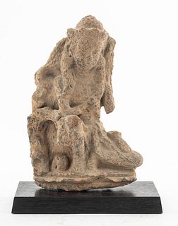 Southeast Asian Terracotta Sculpture Seated Figure