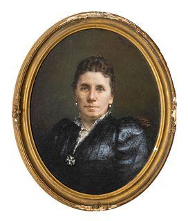 'Wilhelm' American Victorian Pastel Chalk Portrait