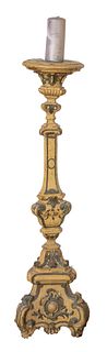 Baroque Paint Decorated Pricket Stick