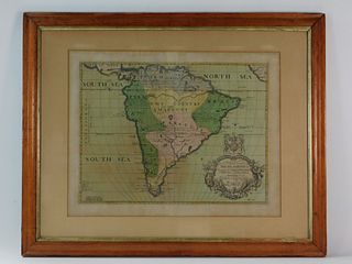 Edward Wells Map of South America