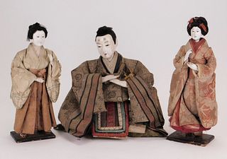 3PC Japanese Meiji Boys Day Dolls