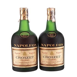 Croizet Napoleon. V.S.O.P. Cognac. France. Piezas: 2.