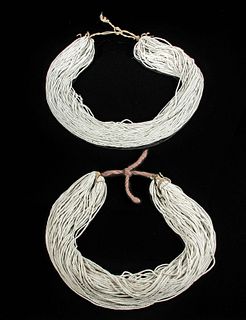 20th C. Shipibo Glass Beaded Marriage Belts (2)