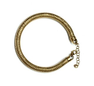 A 9ct gold bracelet,