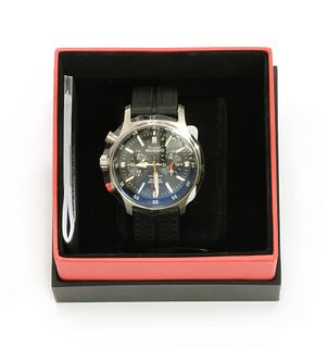 A gentlemen's stainless steel Vostok 'Expedition North Pole' quartz chronograph strap watch,