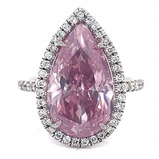5.10 Pink Diamond Engagement Ring