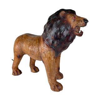 Lion Leather Tiger Sculpture