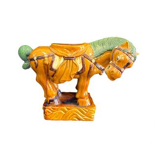 Chinese Porcelain Horse Garden Seat