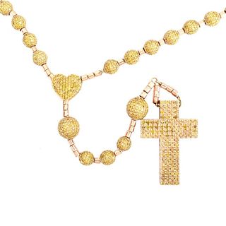 65.00 Ct Diamond Rosary