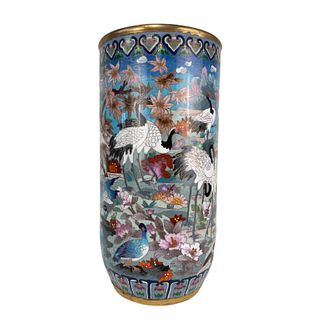 Vintage Chinese Cloisonne Vase