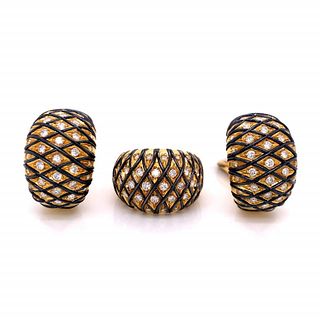 3.25 Ct Diamond Earring & Ring Set