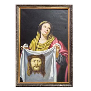 Religious Oil Paint Print on Canvas.