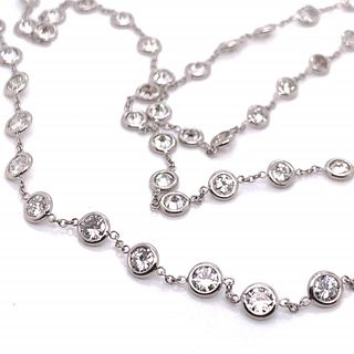 6.65 Ct. Diamond-By-The-Yard Necklace