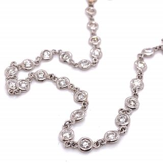 4.00 Ct. Diamond-By-The-Yard Necklace