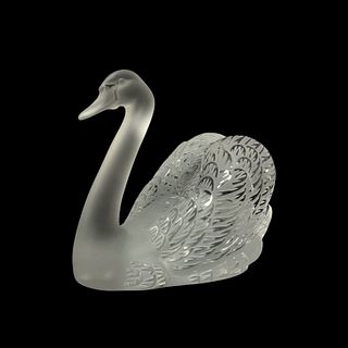 Lalique Crystal Swan