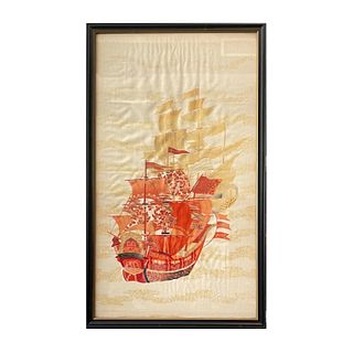 Antique Boat Lithography