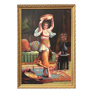 Belly Dancer with a Tambourine Artwork
