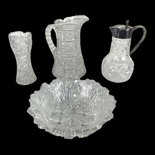 Assorted Cut Crystal Serving