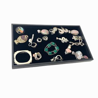 (20) Twenty Sterling Silver And Assorted Jewerly