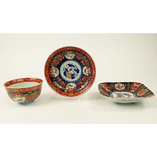 Lot of Three (3) Japanese Imari Porcelain Bowls.