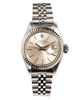 Rolex 1982 Lady's Stainless Steel Date Watch