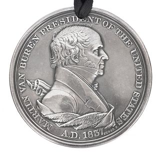 1837 Martin Van Buren Peace Medal Julian IP-17
