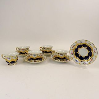 Set of Ten (10) Vintage Meissen Porcelain