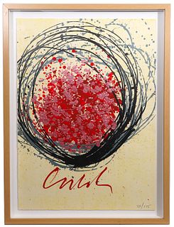 Dale Chihuly 'Free Float' Lithograph on Paper