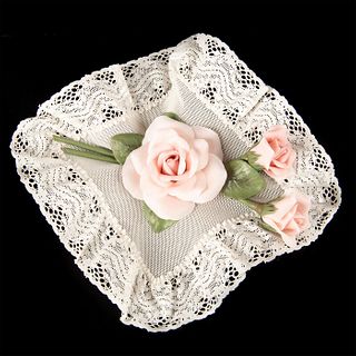 Sq Handkerchief w/Roses 1011549 - Lladro Porcelain Figurine