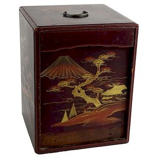 Antique Japanese Inlaid Box.