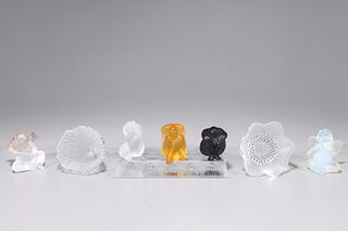 Group of Lalique Table Objects