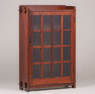 L&JG Stickley One-Door Bookcase c1905