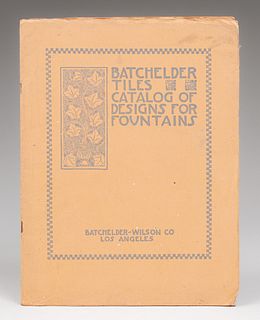 Batchelder Tiles Catalog 1924