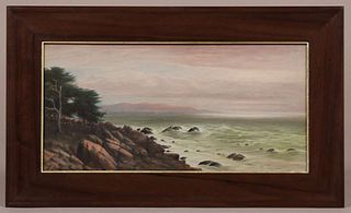 Alfred Villiers Farnsworth Watercolor Monterey Bay c1900